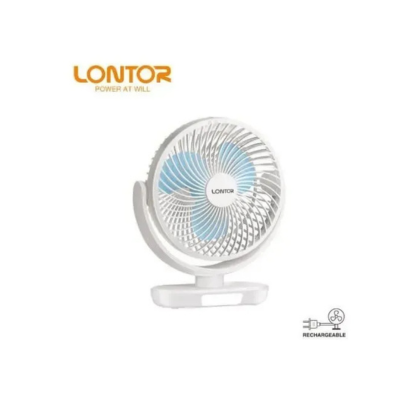 Lontor 6 Inch Rechargeable Outdoor Mini Table Fan Ctl-mf027-6 - 2400mah