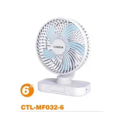 Lontor 6″ Rechargeable Fan CTL- MF032-6