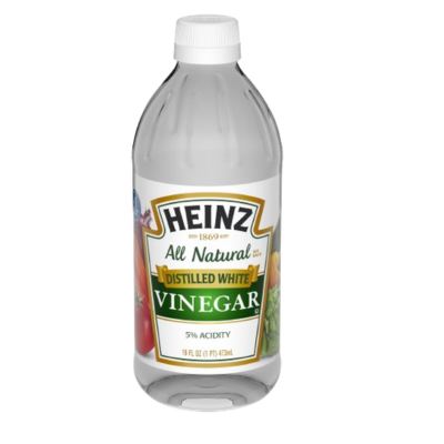 Heinz All Natural Distilled White Vinegar, a 473ml bottle