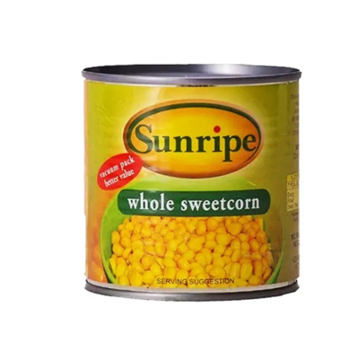 Sunripe Whole Sweet Corn 340g