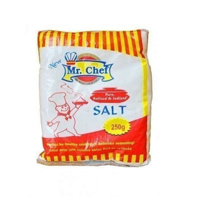 Mr. Chef Refined and Iodized Salt, 250g
