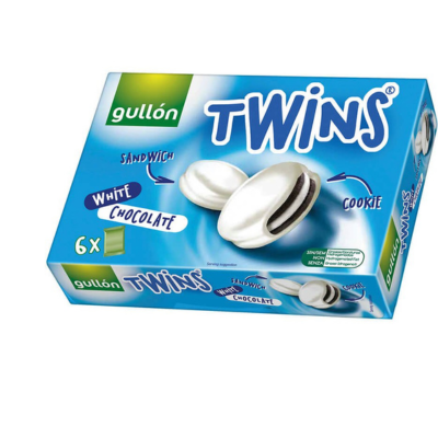 Gullon Twins White Chocolate Sandwich 252g