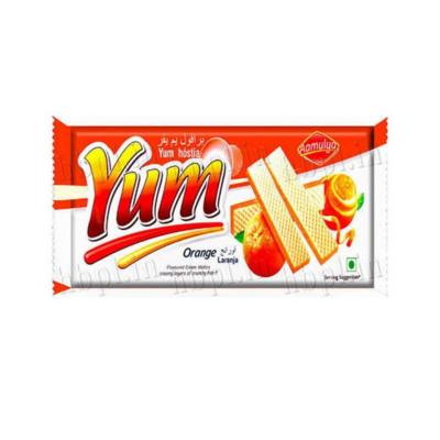 Amulya Yum Orange flavored wafers