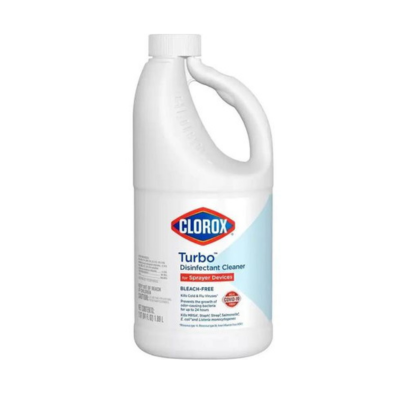 Share this product    Clorox Turbo Bleach Free Disinfectant Cleaner 1.89 Litres