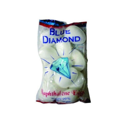 Share this product    Non-returnable Blue Diamond 360gms -12pcs -Big Balls Naphthalene Eggs - Camphor