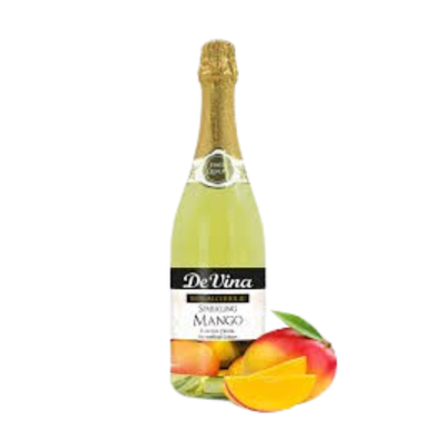 De Vina Sparkling Mango Flavour Drink 750ml