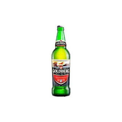 GOLDBERG PREMIUM LAGER BEER, 60cl Bottle