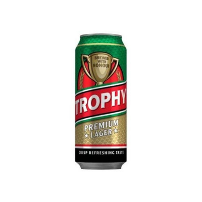 TROPHY LAGER BEER CAN 330ml